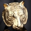 Bague homme en acier à tête de tigre