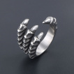 Bague homme en acier  griffes de dmon