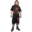 Bermuda gothique homme avec dragon flamboyant