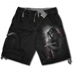 Bermuda gothique homme avec squelette chercheur d'mes