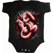 Body bébé gothique à petit dragon