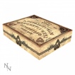 Boîte à bijoux sérigraphiée ouija