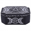 Bote de protection d'Hcate avec pentacle et triple lune