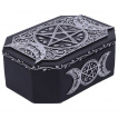 Bote de protection d'Hcate avec pentacle et triple lune