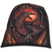 Bonnet gothique homme avec dragon flamboyant