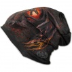 Bonnet gothique homme avec dragon flamboyant