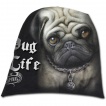 Bonnet gothique homme punk-rock à chien avec piercing au nez