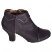 Bottines noires similicuir doubl modle Ruth - Banned