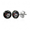 Boucles d'oreilles logo pirate