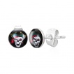 Boucles d'oreilles logo pirate