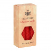 6 bougies rouges en cire d'abeille pour rituel d'Amour et Courage (10cm)