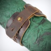 Bracelet cuir ajustable à lanières en X