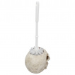 Brosse de toilette (WC)  crane humain craquel