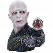 Buste de Lord Voldemort avec son serpent Nagini - Licence officielle Harry Potter (30,5cm)