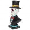 Buste dcoratif squelette Baron Samedi fte des morts (41.5 cm)