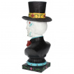 Buste dcoratif squelette Baron Samedi fte des morts (41.5 cm)