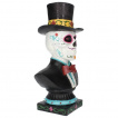 Buste dcoratif squelette Baron Samedi fte des morts (41.5 cm)