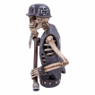 Buste dcoratif d'un squelette biker (30 cm)