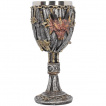 Calice / verre  pied dragon steampunk (19 cm)