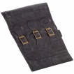 Ceinture de taille femme similicuir Banned avec boucles décoratives bronze