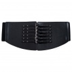 Ceinture de taille femme similicuir noir 