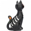 Chat noir façon jour des morts - Sugar Kitty (26cm)