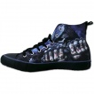 Chaussures gothiques Sneakers homme avec la Mort à chaine de combat