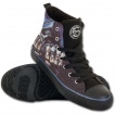 Chaussures gothiques Sneakers homme avec la Mort à chaine de combat