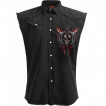 Chemise dbardeur homme  biker squelette