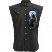 Chemise dbardeur homme  loup garou froce hurlant  la lune