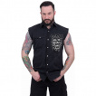 Chemise débardeur homme à mur de crane TWISTED SKULLS