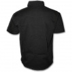 Chemise gothique homme  manches courtes noire style 