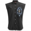 Chemise gothique sans manche avec La mort entourée d'âmes