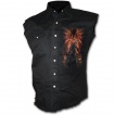 Chemise homme gothique sans manche avec 