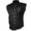 Chemise homme gothique sans manche avec squelette assassin des rues