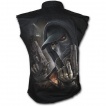 Chemise homme gothique sans manche avec squelette assassin des rues