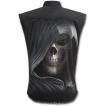 Chemise homme gothique sans manche avec squelette assassin et sablier de la mort