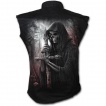 Chemise homme gothique sans manche avec squelette chercheur d'mes