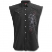 Chemise sans manche Panthère noire et symbole tribal