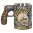 Chope à bière / tankard steampunk inspiration roulette russe
