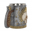 Chope à bière / tankard steampunk inspiration roulette russe