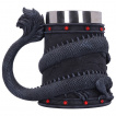 Chope Tankard  dragon enroul (16cm)