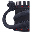 Chope Tankard  dragon enroul (16cm)