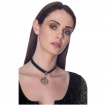 Collier chocker noir  mdaillon pentacle - Banned