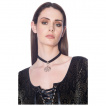 Collier chocker noir  mdaillon pentacle - Banned