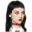 Collier chocker rouge à cranes