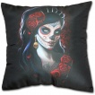 Coussin dcoratif gothique avec femme masque 