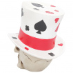 Crne avec chapeau haut de forme style casino (20cm)