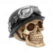 Crane déco motard à casque avec croix de malte