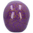 Crne lgant violet lustr  motifs dors (18,5cm)